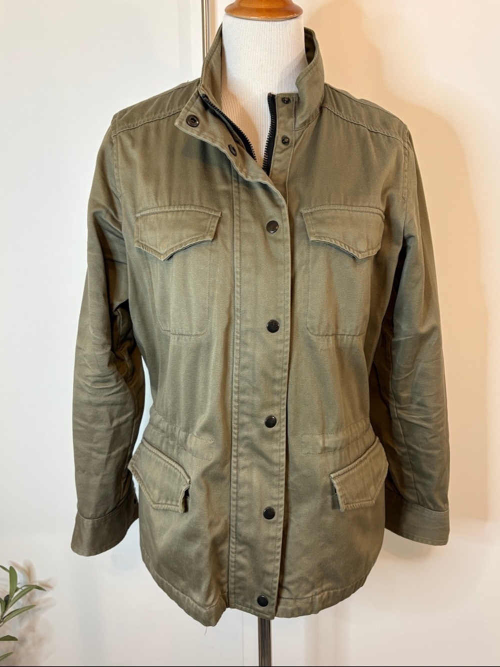 Club Monaco Olive Green Utility Jacket